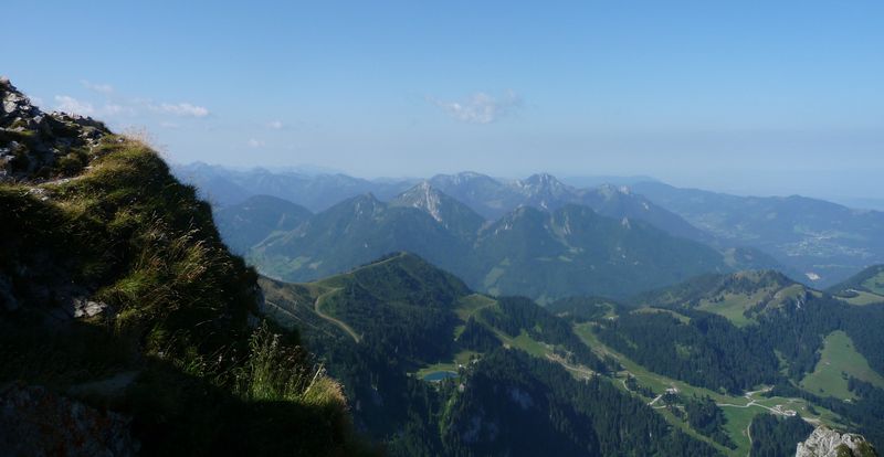 Panorama depuis le sommet de le dent doche