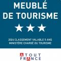 Panonceau meuble de tourisme 3 etoileslogo